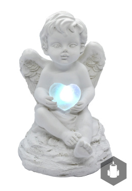 Aniołek LED z sercem
