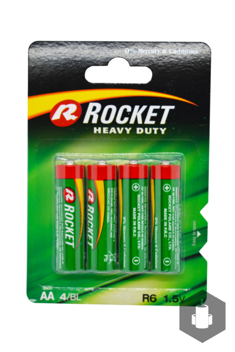 Bateria R6 AA Rocket Blistr