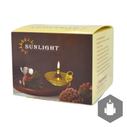 Świeca LED Lampa oliwna czarna