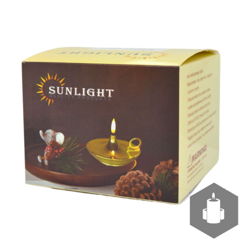 Świeca LED Lampa oliwna czarna Świeca LED Lampa oliwna czarna