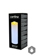 Świeca LED biała 5x12,5cm