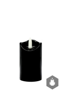 Świeca LED czarna 5x9,5cm