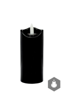 Świeca LED czarna 5x12,5cm