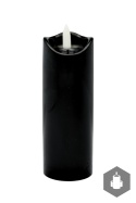 Świeca LED czarna 5x15cm