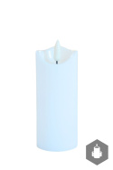 Świeca LED biała 5x17,5cm