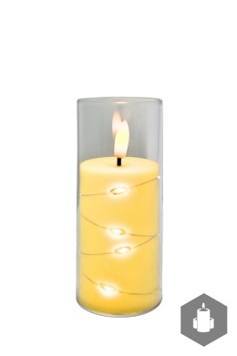 Świeca LED Oplatana 12,5cm