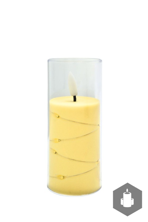 Świeca LED Oplatana 12,5cm