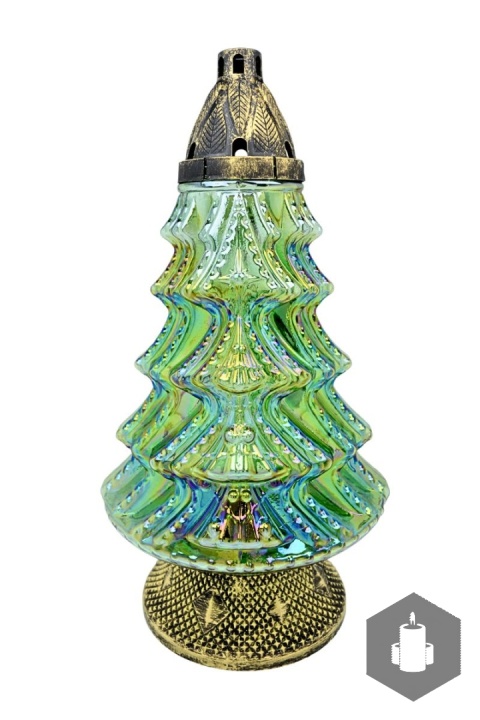 Znicz Bożonarodzeniowy Choinka SW-503 Z Złoty