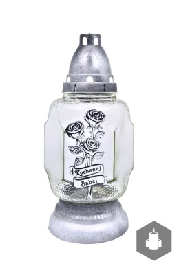 Znicz ZA-333 Kochanej Babci Srebrny