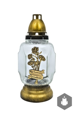 Znicz ZA-333 Kochanemu Dziadkowi Złoty