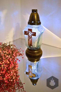 Znicz Lustrzany złoty Krzyż ZA-339 Z