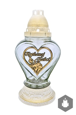 Znicz ZA-407 Kochanej Babci Złoty